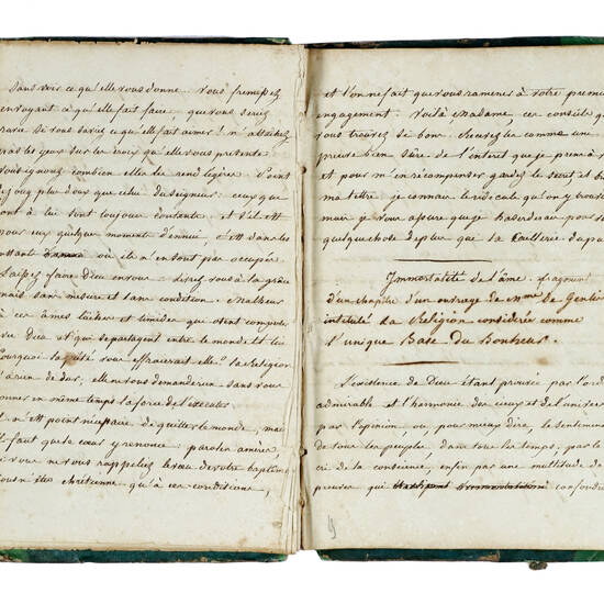 Quaderno di appunti e riflessioni morali, religiose e politiche. Quaderno di appunti e riflessioni morali, religiose e politiche.