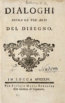 Dialoghi sopra le tre arti del disegno.