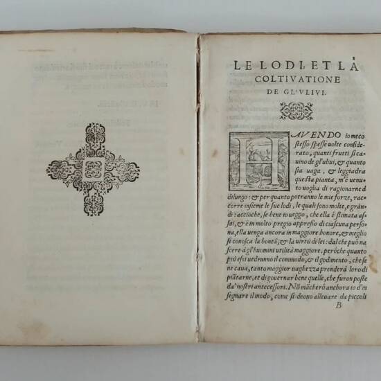 Trattato..delle Lodi, et della Coltivazione De gl'Ulivi. Di nuovo Ristampato.