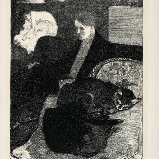 Chansons de femmes. Poésies de Henri Bernard, Théodore Botrel, Maurice Boukay, Louis Forest, Jacques Madeleine, Henri Maigrot, Jules Méry, Bertrand Millanvoye, Armand Silvestre, Léon Suès. Préface d'Armand Silvestre. Lithographies de Steinlen.