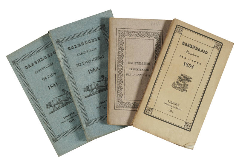 CALENDARIO (Il) CASENTINESE per l'anno 1837, 1838, 1840, 1841.