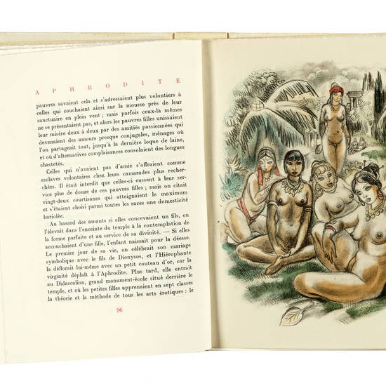 Aphrodite. Moeurs antiques. Illustrations d'André Collot. Aphrodite. Moeurs antiques. Illustrations d'André Collot.