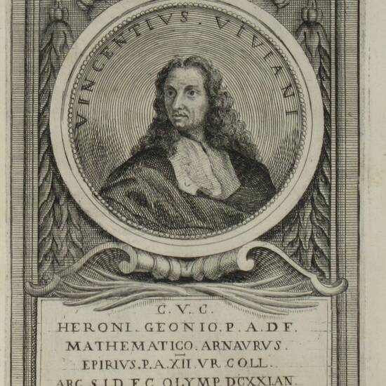 Vita di Vincenzio Viviani Fiorentino detto Erone Geonio...(Estr.). Vita di Vincenzio Viviani Fiorentino detto Erone Geonio...(Estr.).