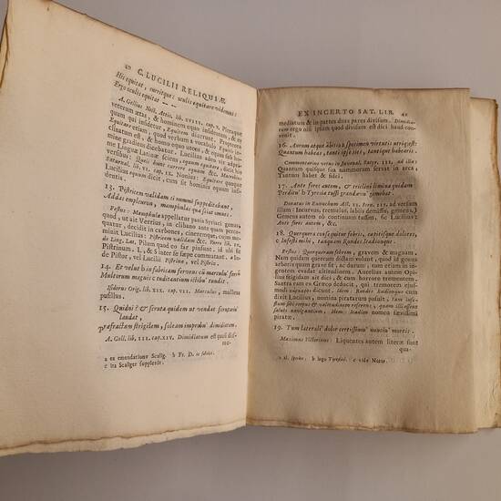 Satyrarum quae supersunt reliquiae. Franciscus Jani F. Dousa collegit ... Editio II. Lgduno-Batavâ auctior et emendatior.