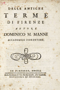 Delle Antiche Terme di Firenze.