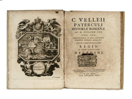 C. Velleii Paterculi Historiae Romanae ad M. Vinicium Cos. Libri duo. Interpretatione et notis illustravit Robertus Riguez...