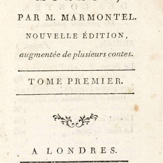 Contes moraux. Nouvelle édition augmentée de plusieurs contes.