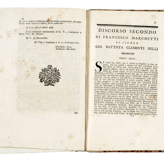 Saggio di Storia Letteraria Fiorentina del secolo XVII, scritta in varie lettere.