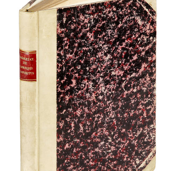 De Capite Sacri Ordinis Sancti Spiritus Dissertatio. In qua ortus, progressusque Ordinis totius, ac speciatim Romanae Domus amplitudo, praerogatiuum ius, & Oeconomia differentur.