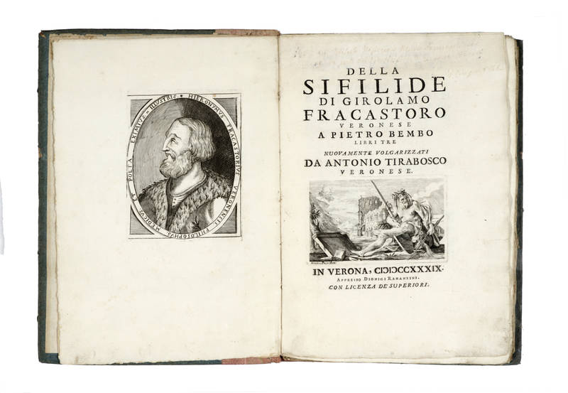 Della Sifilide... a Pietro Bembo libri tre. Nuovamente volgarizzati da Antonio Tirabosco Veronese.