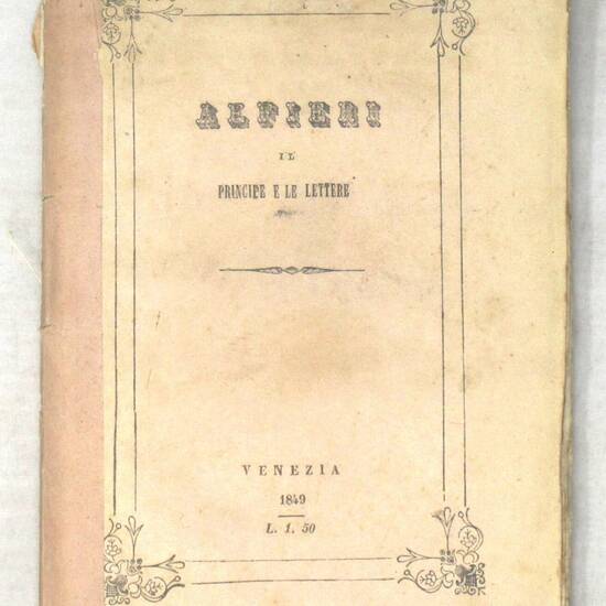 Il principe delle lettere.