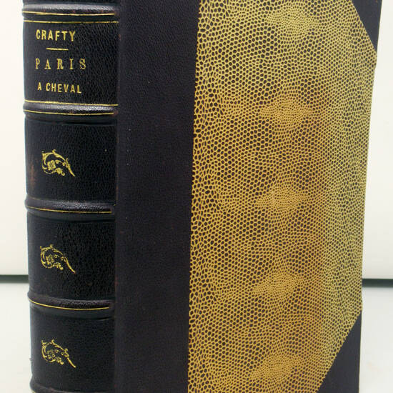 Paris a cheval. Texte et dessins par Crafty (pseud.), avec un préface par Gustave Droz. Nouvelle édition.