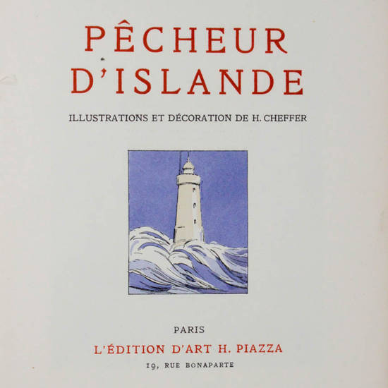 Pêcheur d'Islande. Illustrations et décoration de H. Cheffer.