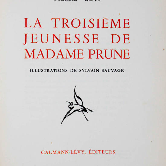 Le troisième jeunesse de madame Prune. Illustrations de Sylvain Sauvage.
