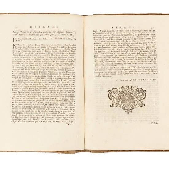 Raccolta di scelti diplomi pisani..per l'Appendice dell'Istoria dell'origine della decadenza, e per uso delle sue dissertazioni sull'Istoria della Republica Pisana. Raccolta di scelti diplomi pisani..per l'Appendice dell'Istoria dell'origine della decadenza, e per uso delle sue dissertazioni sull'Istoria della Republica Pisana.
