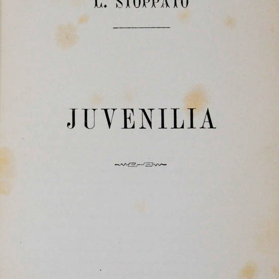 Juvenilia.