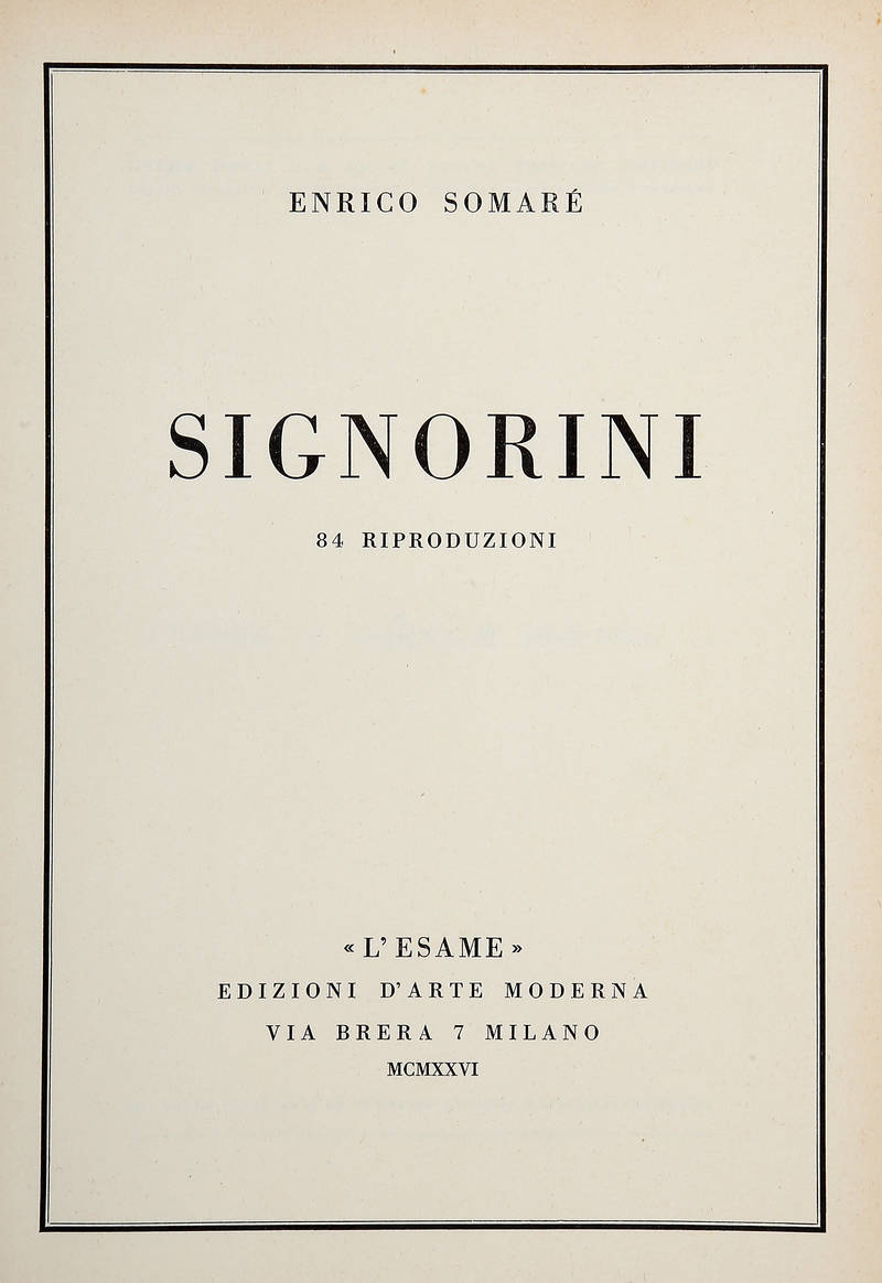 Signorini. 84 riproduzioni.