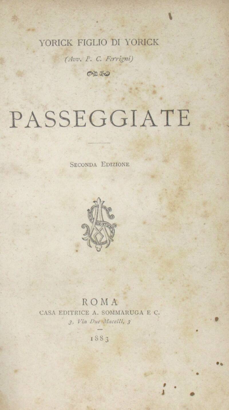 Passeggiate. Seconda edizione.