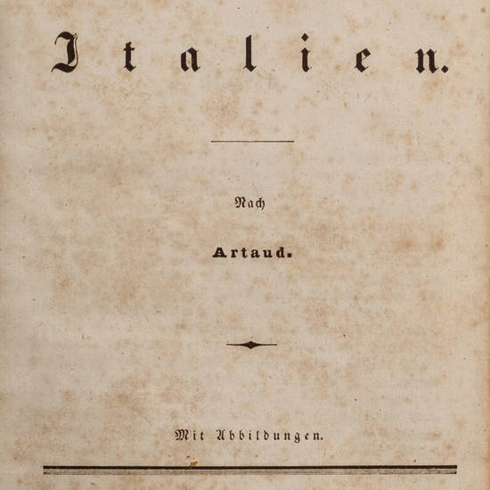 Gemälde von Italien mit abbildungen. (Unitovi:) Gemälde von Sicilien mit abbildungen.
