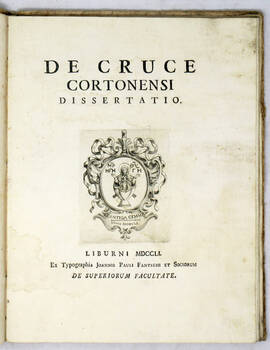 De Cruce / Cortonensi / Dissertatio.