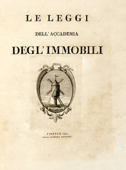 ACCADEMIA DEGL' IMMOBILI (ora Teatro della Pergola).