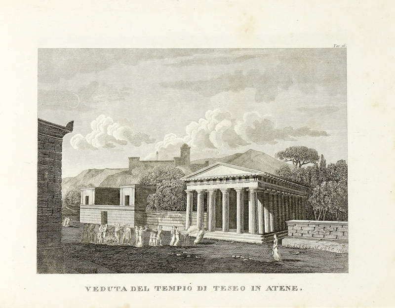Viaggio di Anacarsi il Giovane nella Grecia verso la metà del quarto secolo avanti l'era volgare... (Atlante)
