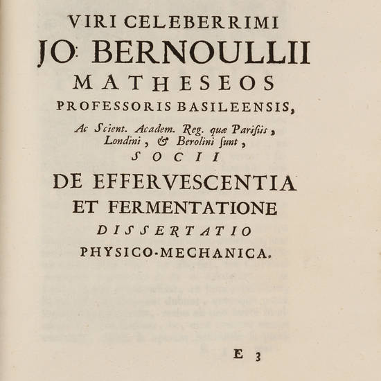 De motu musculorum, De effervescentia, & fermentatione. Dissertationes physico-mechanicae. Editio secunda priori emendatior. Accedunt Petri Antonii Michelotti, Animadversiones X. Ad ea, quae Cl. Vir. Jacobus Keìll M.D. protulit in Tentamine V. quod est d
