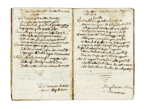Quaderno, in cui si contengono alcuni sonetti, fatto l'anno 1784. Quaderno, in cui si contengono alcuni sonetti, fatto l'anno 1784.