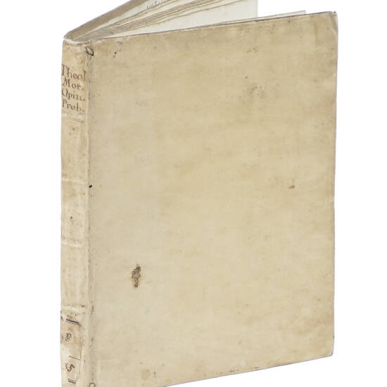Tractatus theologico-moralis: De Opinionibus Probabilibus earumque secura "electione". Julij Bonetti A. 1714. Tractatus theologico-moralis: De Opinionibus Probabilibus earumque secura "electione". Julij Bonetti A. 1714.