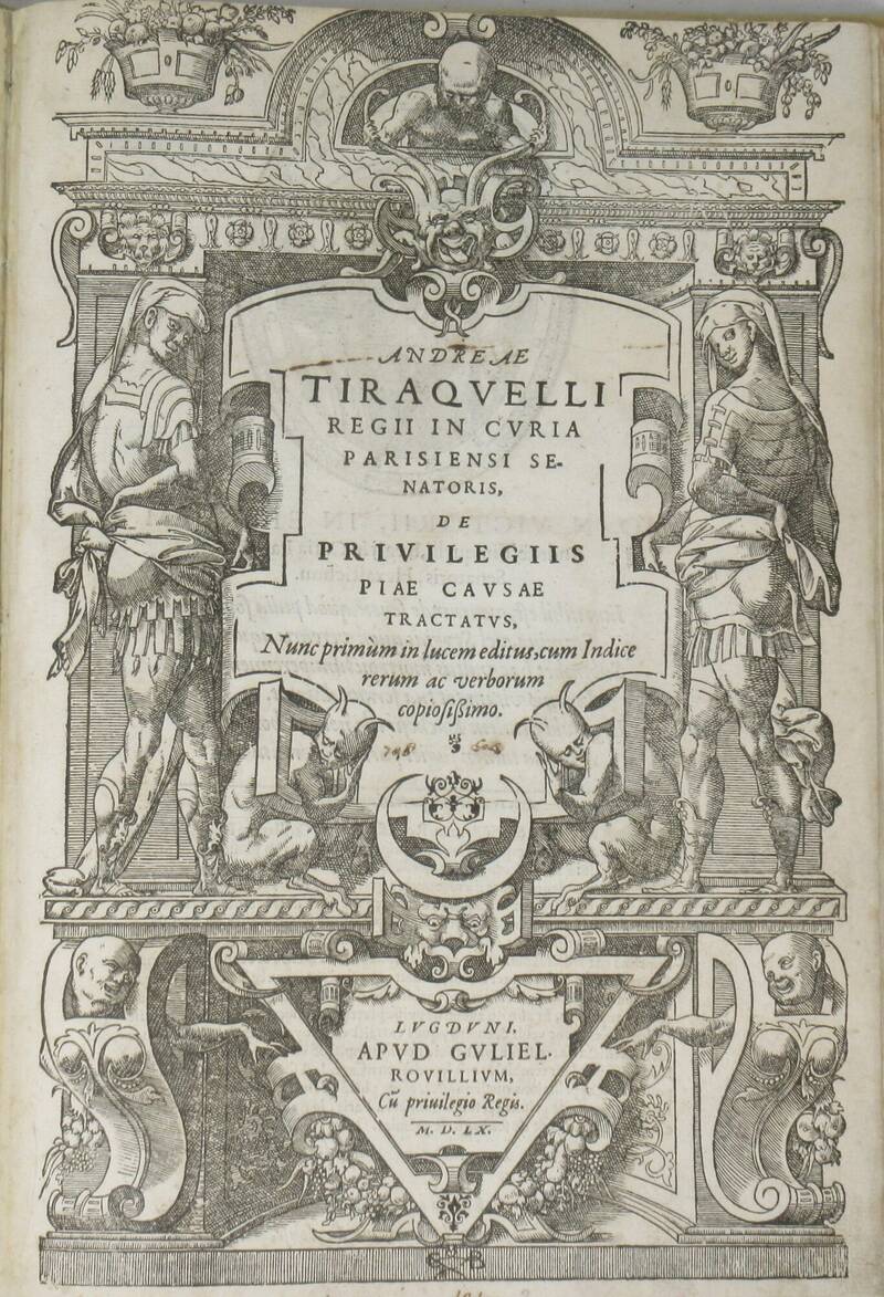 De privilegiis piae causae Tractatus. Nunc primùm in lucem editus... De privilegiis piae causae Tractatus. Nunc primùm in lucem editus...