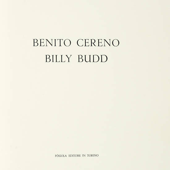 Benito Cereno. Billy Budd.