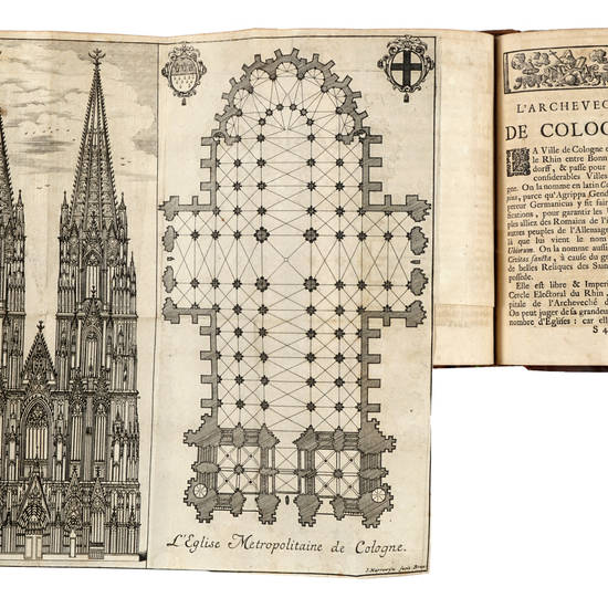 HISTOIRE ecclesiastique d'Allemagne, contenant l'erection, le progrez, & l'état ancien & moderne de ses archevechez et evechez. Qui comprend les Archevechez de Maience, Treves et Cologne.. (segue): Qui comprend les Archevechez de Salsbourg, Prague, Besan
