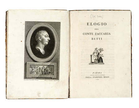 Elogio/ Del/ Conte Zaccaria/ Betti.